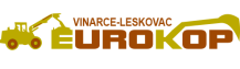 Eurokop Leskovac – Niskogradnja, sve vrste iskopa, prodaja masina